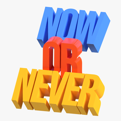 Now Or Never 3D Template