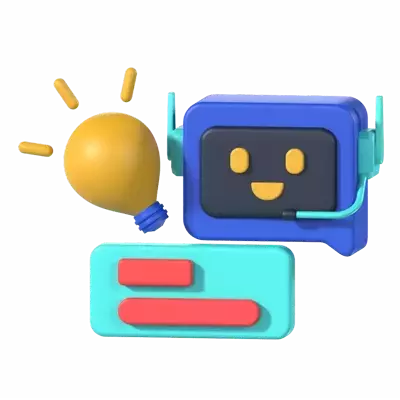 Chatbot Learning 3D Graphic