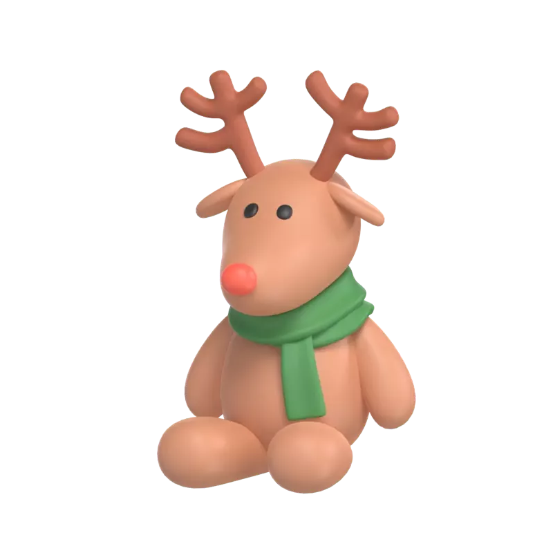 Reindeer 3D Graphic