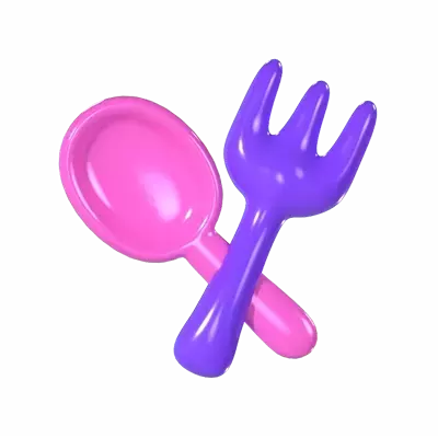 Tableware Balloon 3D Graphic