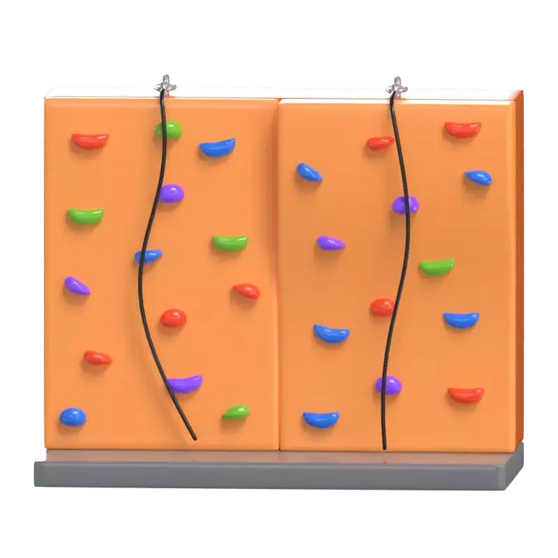 Climbing Wall 3D Graphic