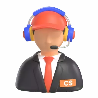 Customer Service 3D Graphic