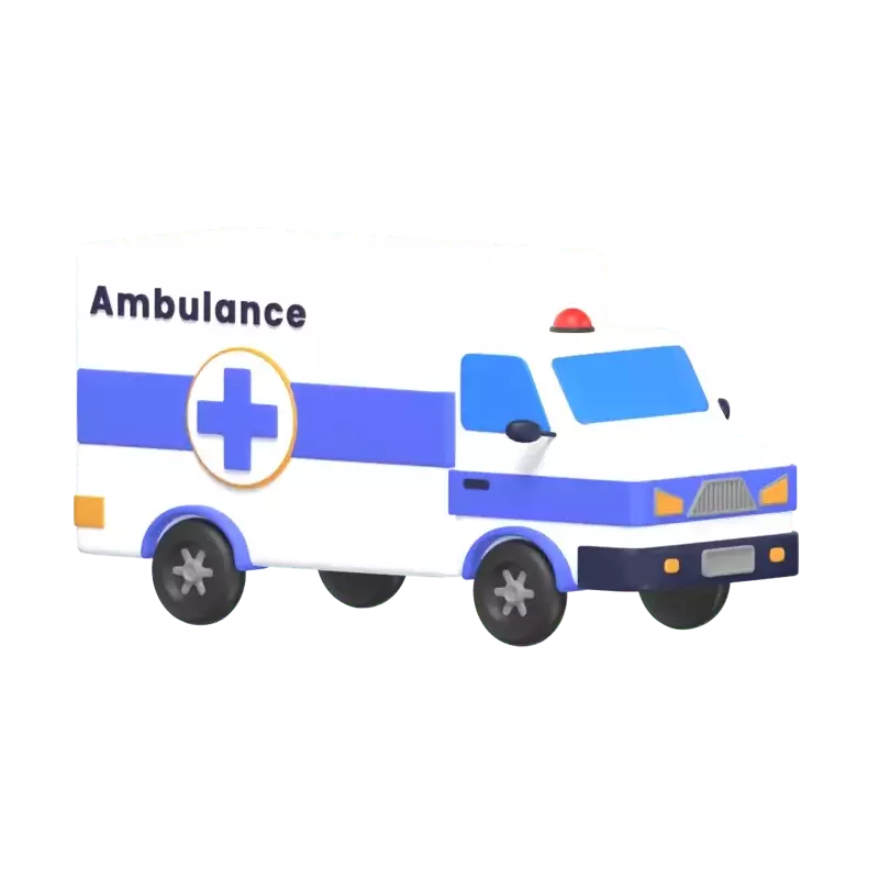 Ambulância 3D Graphic