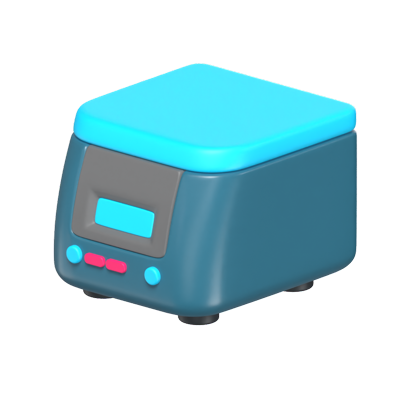 Lab Stove 3D Icon Model For Science 3D Graphic