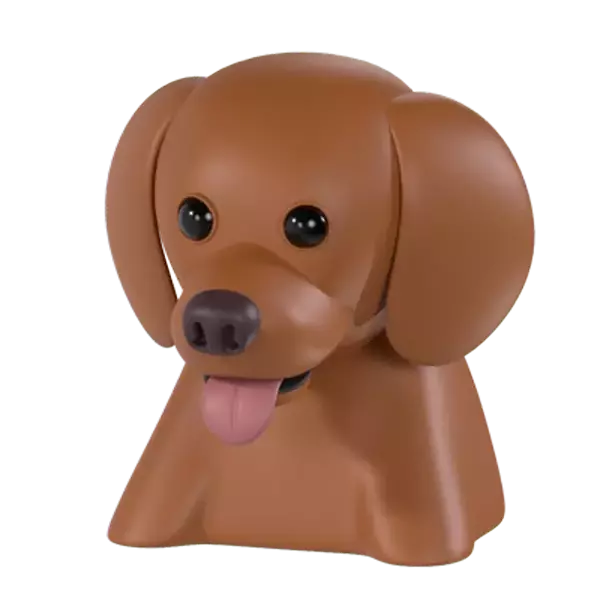 Duchshund 3D Graphic