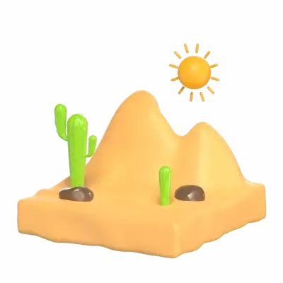 Desert 3D Graphic