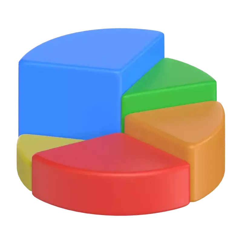 Kreisdiagramm 3D Graphic