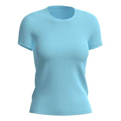 frauen kurzarm-tshirt 3d mockup 3D Graphic