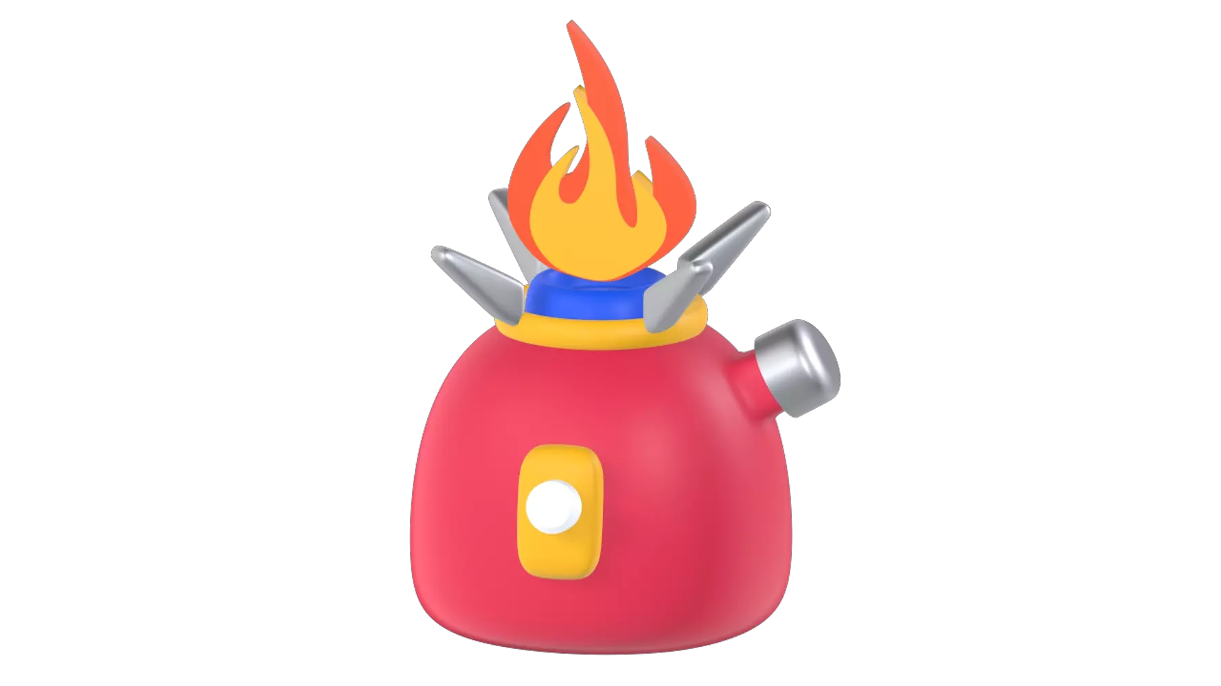 Camping Stove 3D Graphic