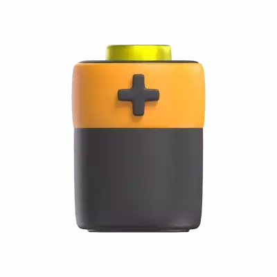 Battery 3D Icon Model For UI 3D Graphic