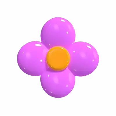 Flower Candy 3D Graphic
