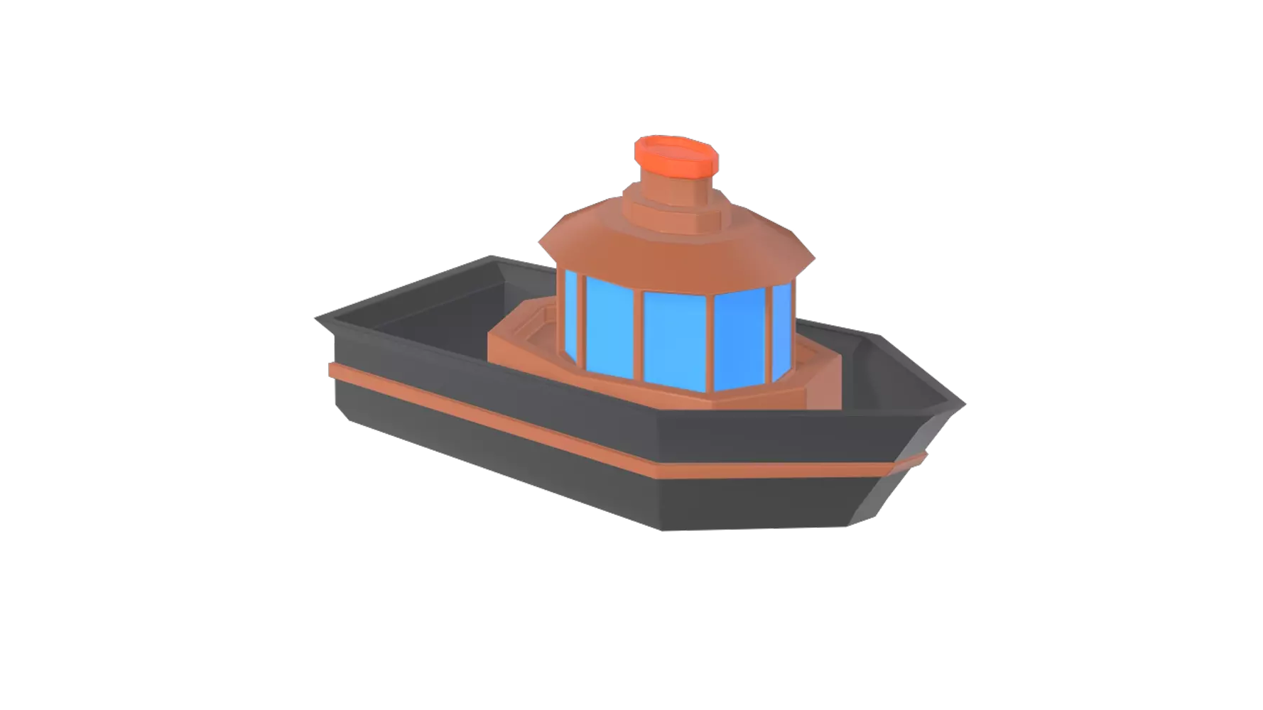 Fishing Boat 3D Graphic