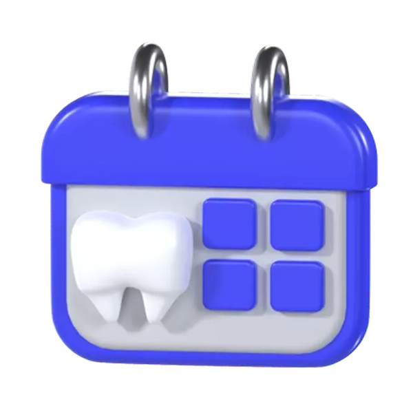 Dental Schedule 3D Graphic