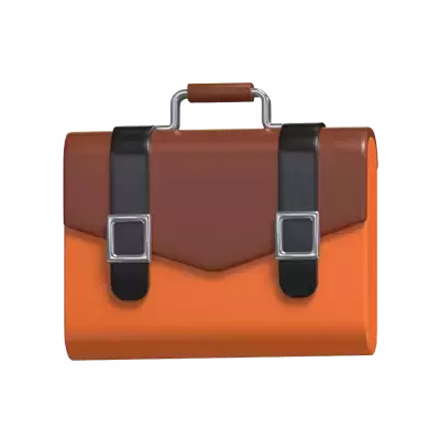 3D Briefcase Model Portable Professionalism 3D Graphic