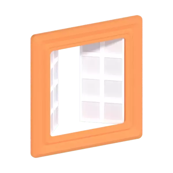 Open Window 3D Graphic