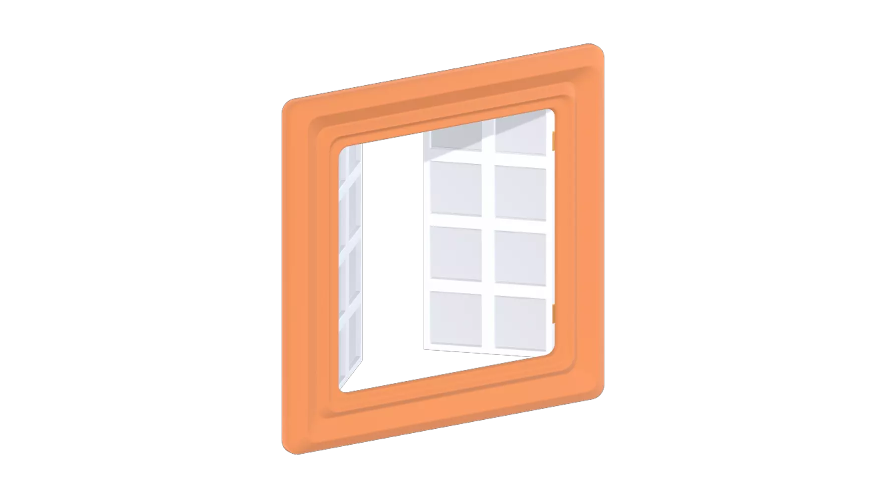Open Window 3D Graphic