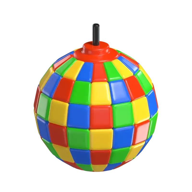 Disco Ball 3D Graphic