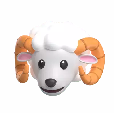 dall sheep 3D Graphic