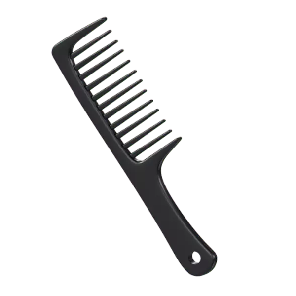 Comb Hair 3D Graphic