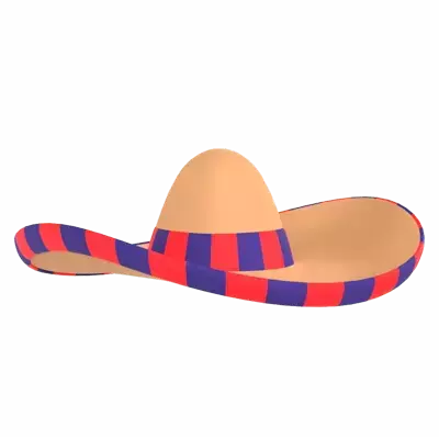 Sombrero 3D Graphic
