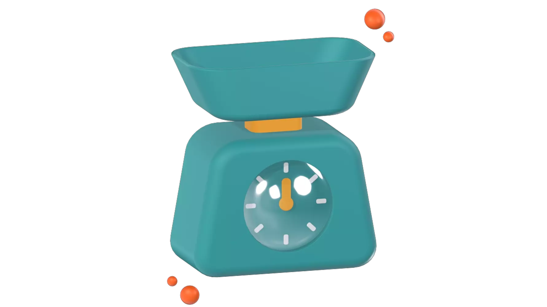 Weighing Scale 3D Graphic
