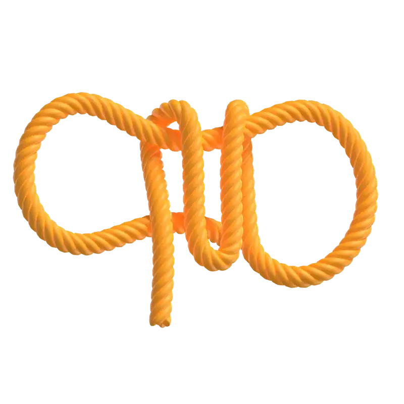 Hiking Rope 3D Graphic
