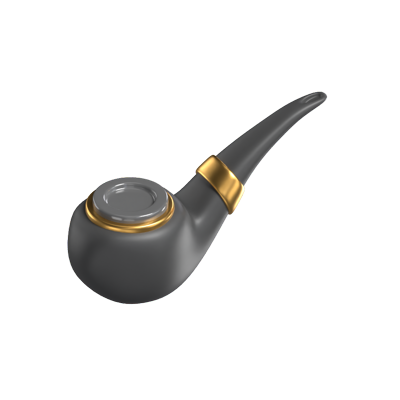rauchende pfeife 3d icon model 3D Graphic