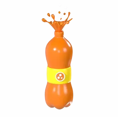 Orange Soda Bottle 3d model--2995a1e8-fe3e-48a3-8343-f3e2efc5c6a8