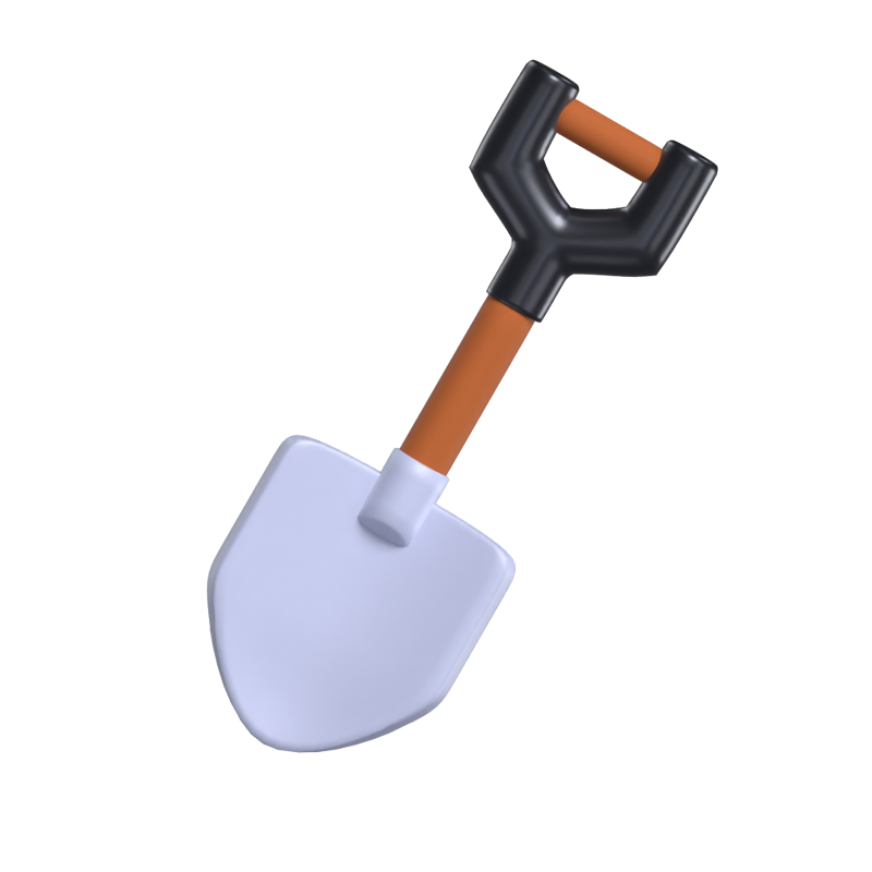 3D Shovel Tool For Gardening 3D Graphic