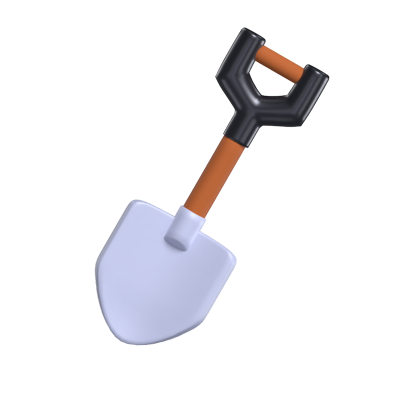 3D Shovel Tool For Gardening 3D Graphic