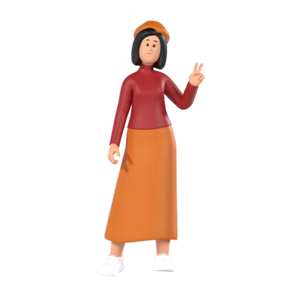 Woman 3D Graphic