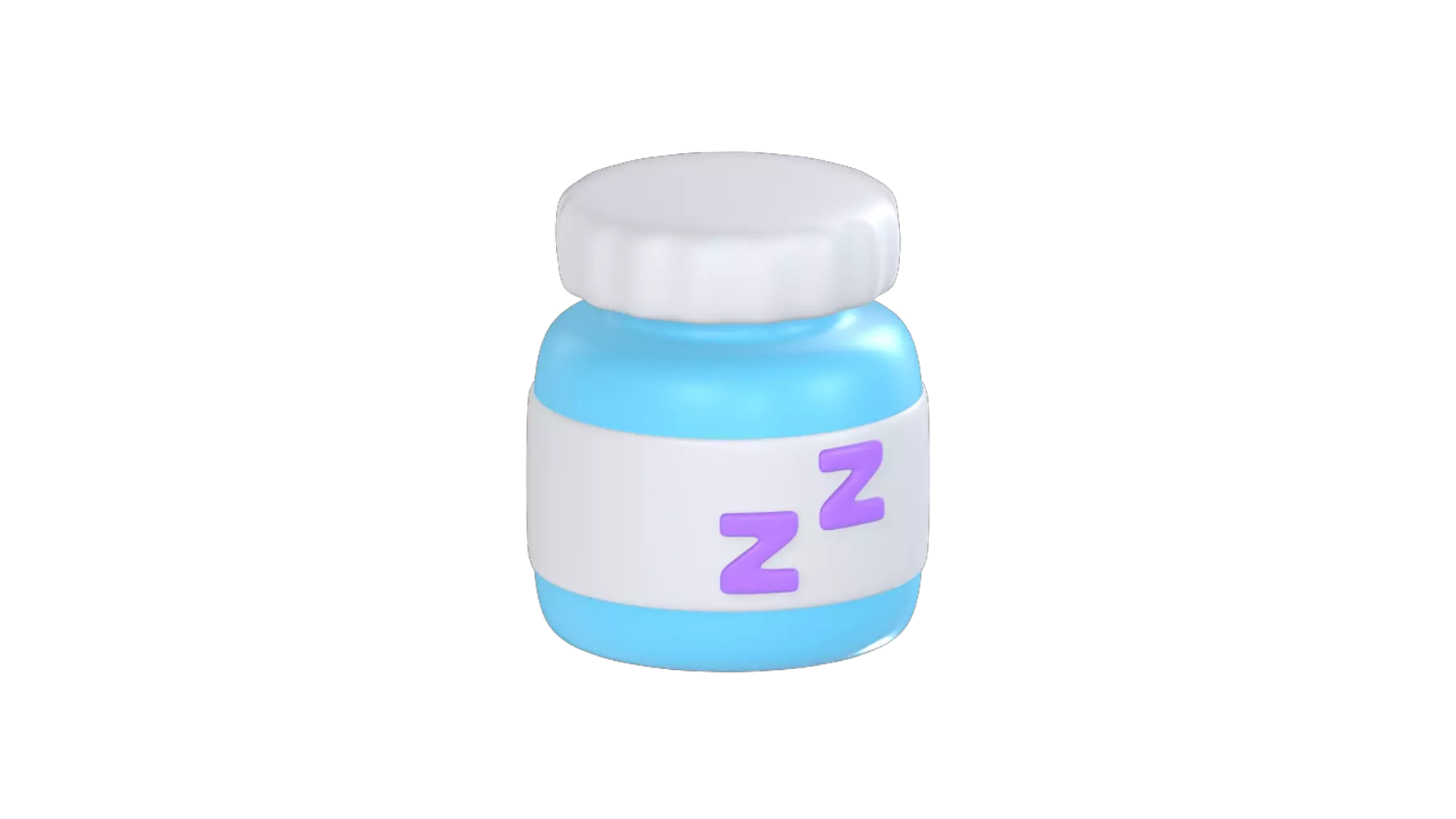 Sleeping Pills 3D Graphic