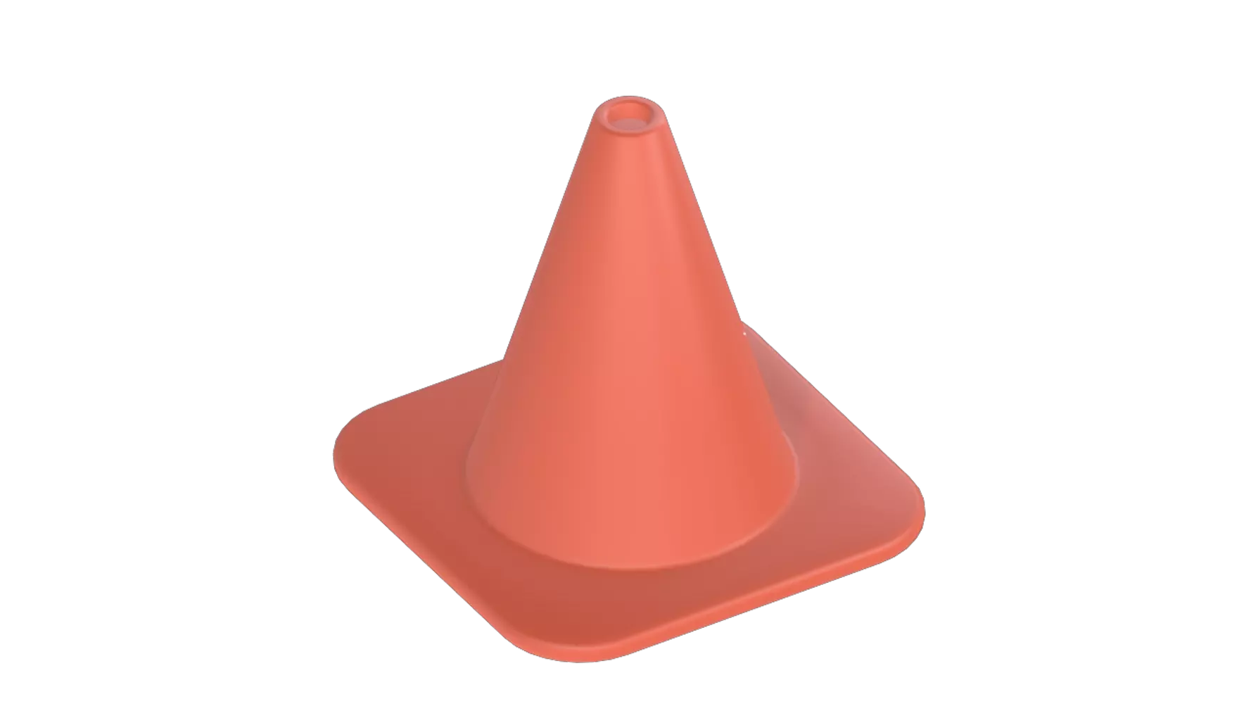 Training Cone 3D Graphic