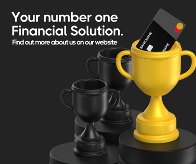 Black And Gold Promote Credit Debit ATM Card Podium 3D Template