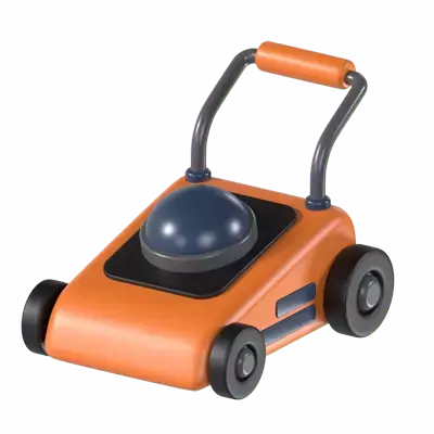 Lawn Mower 3D Graphic