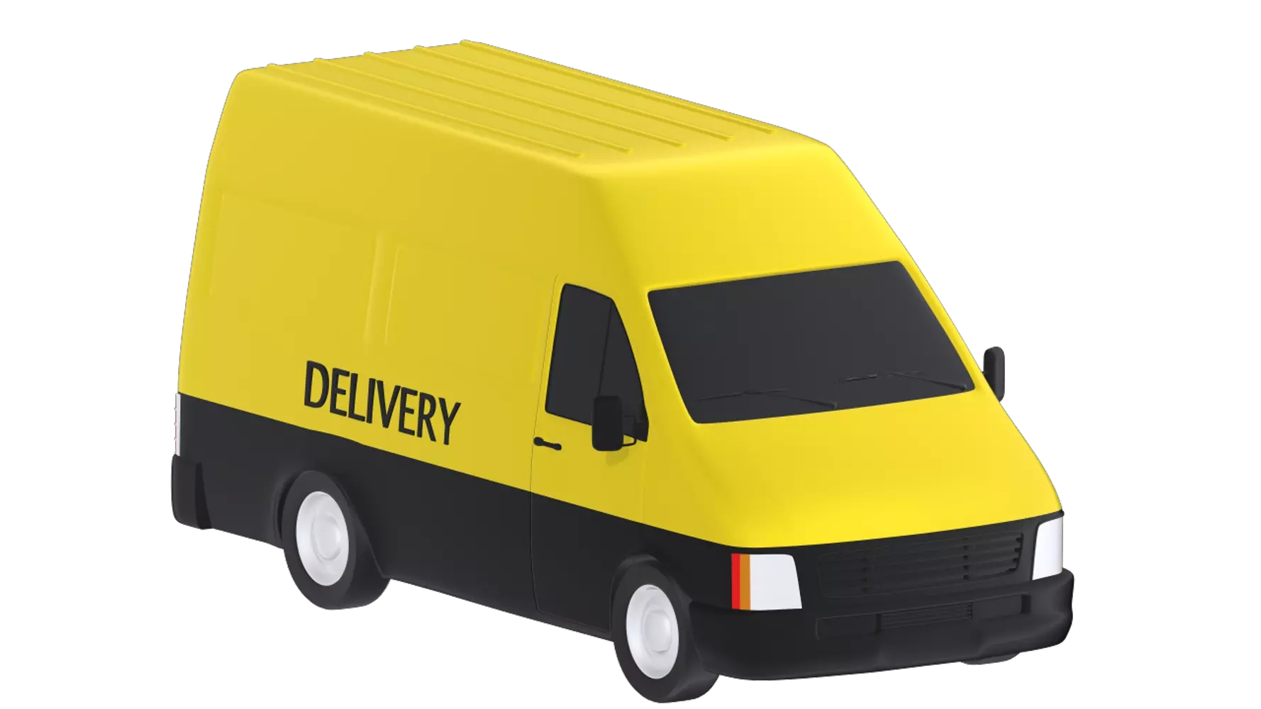 Delivery Van 3D Graphic