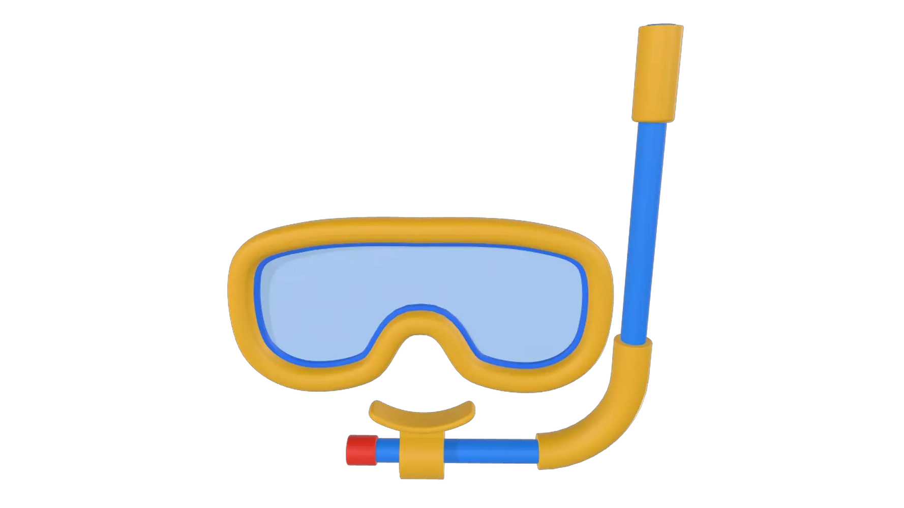 Diving Glasses 3D Graphic