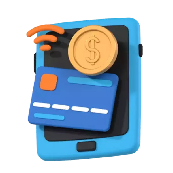 Digital Payment 3D Graphic