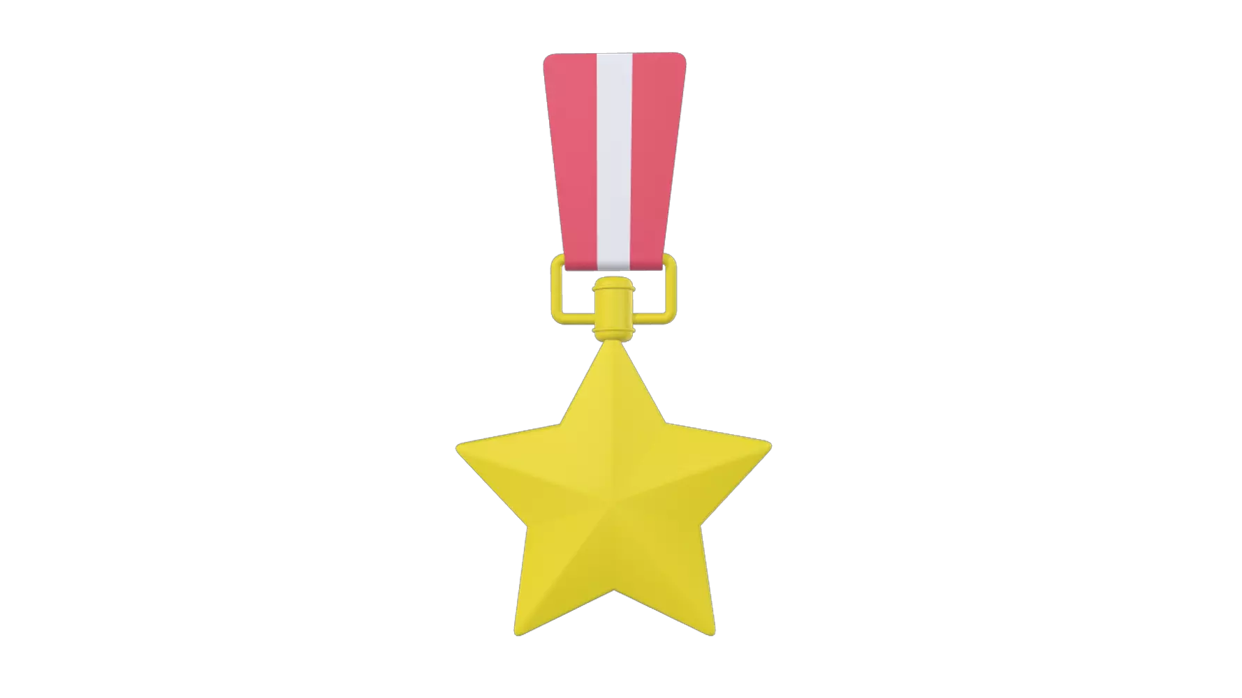 Star Medal 3D Graphic