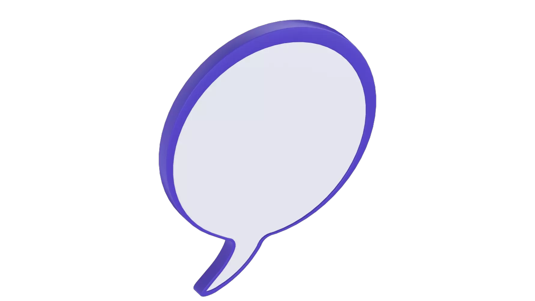 Chat Bubble 3D Graphic
