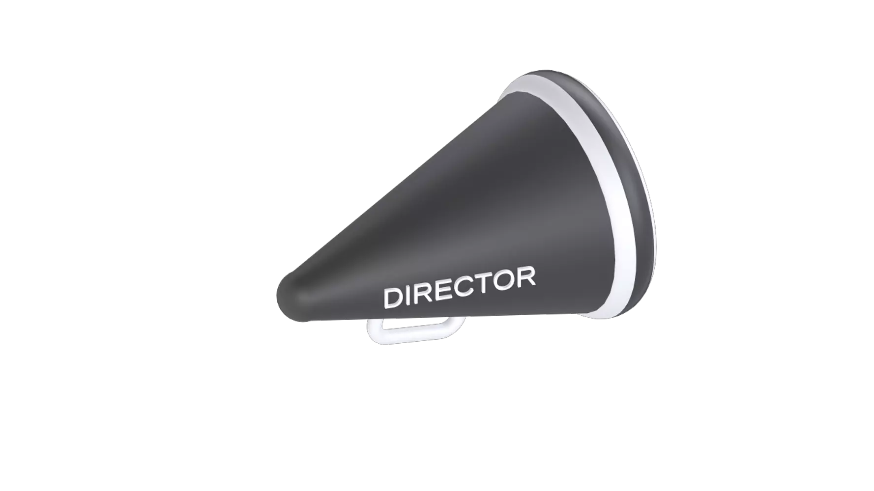 Director Speaker 3D Graphic
