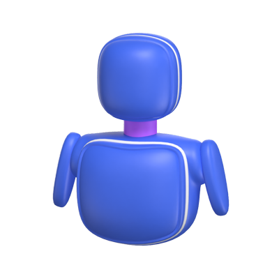 Robot 3D Icon Model 3D Graphic