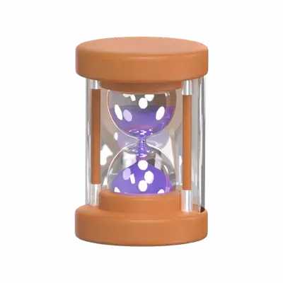 Sand Clock 3D Graphic