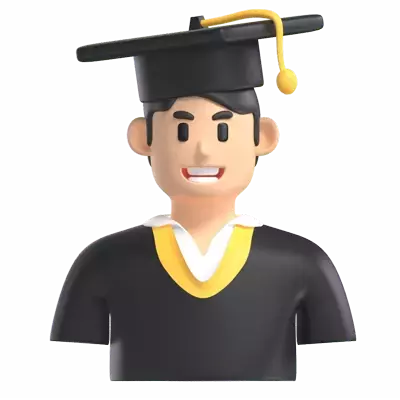 Graduation Student Avatar 3D Graphic