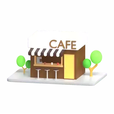 Cafeteria 3D Graphic