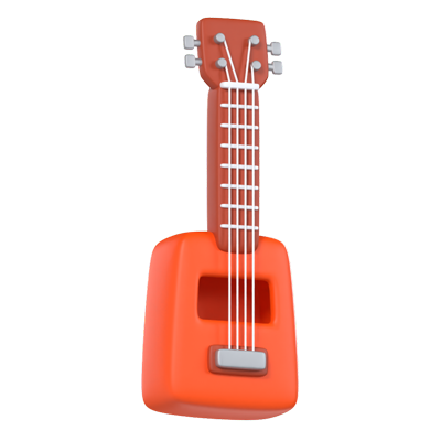 Ukulele 3D Graphic