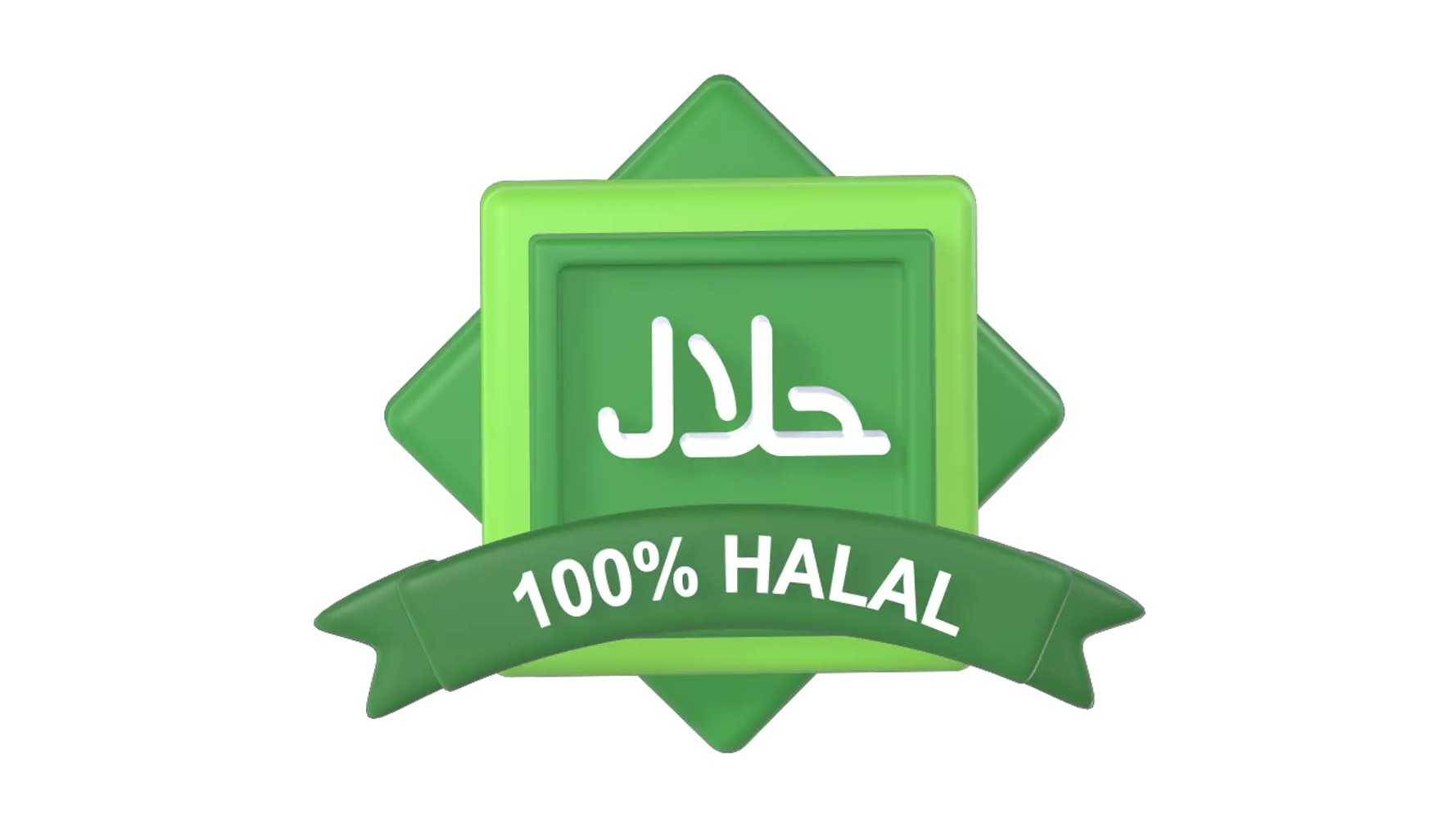 Halal 3D Graphic