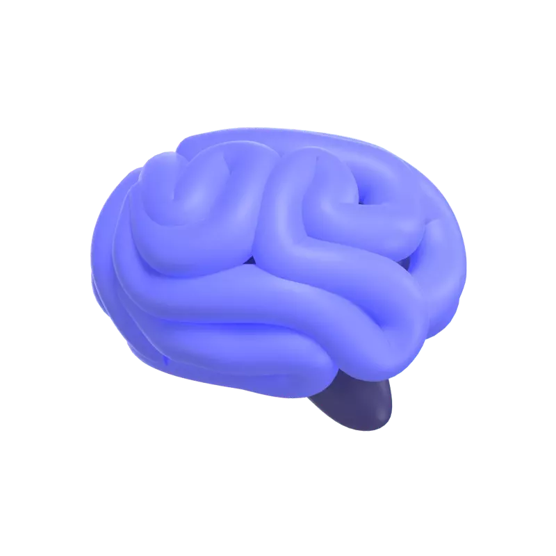 Brain 3D Graphic