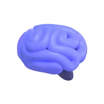 Brain 3D Graphic