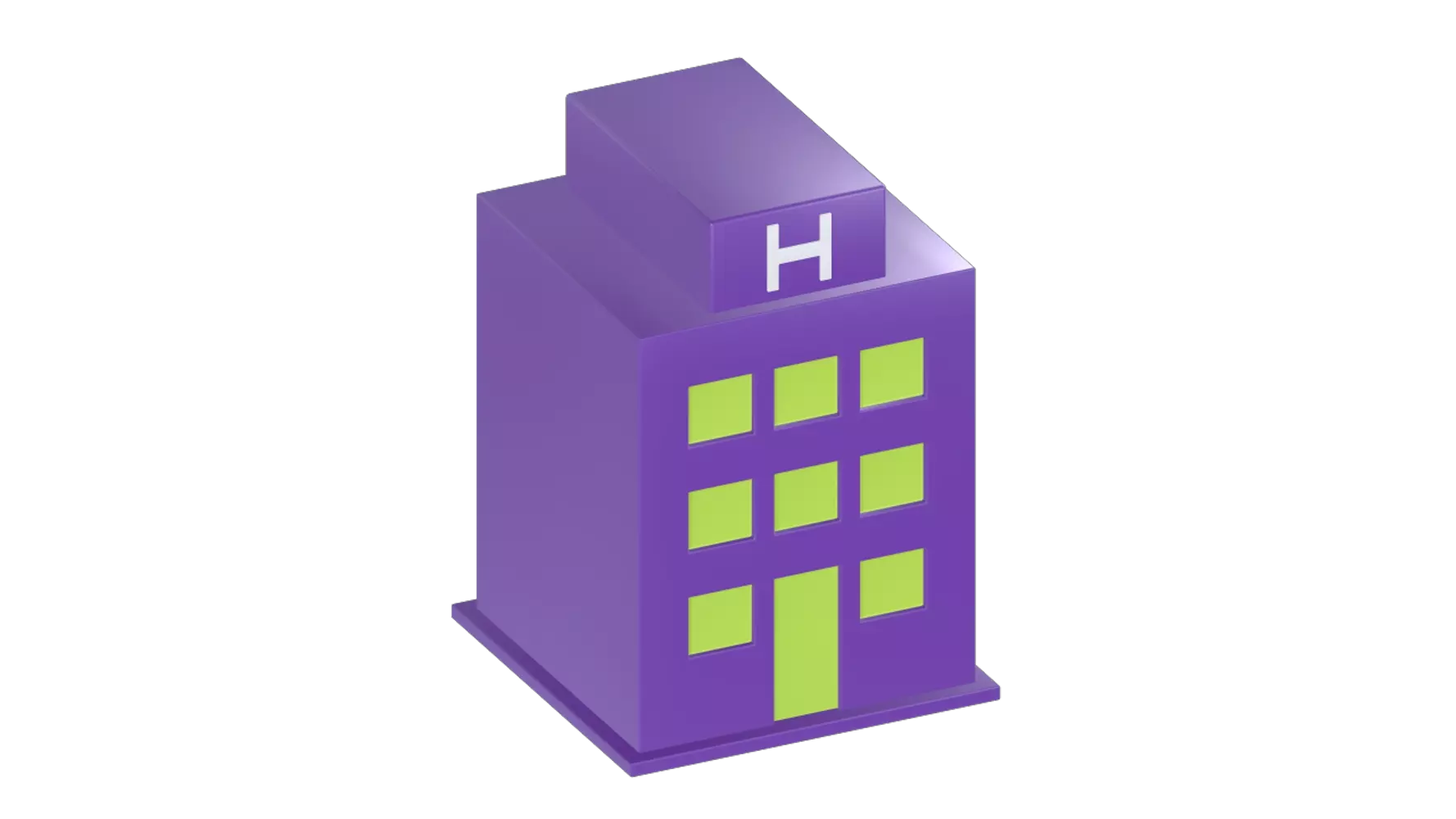 Hospital 3D Graphic